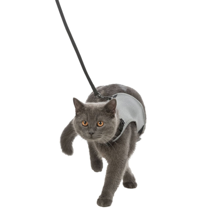 Trixie cat soft harness with leash