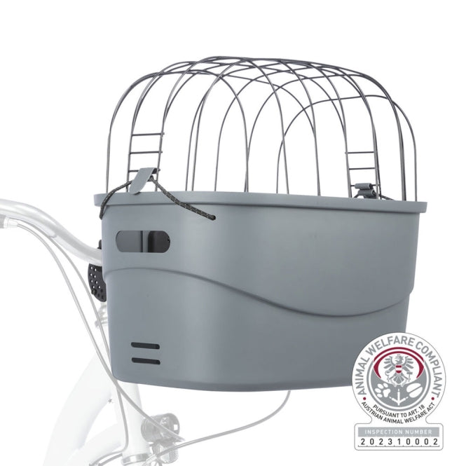 Trixie front bicycle basket made of plastic