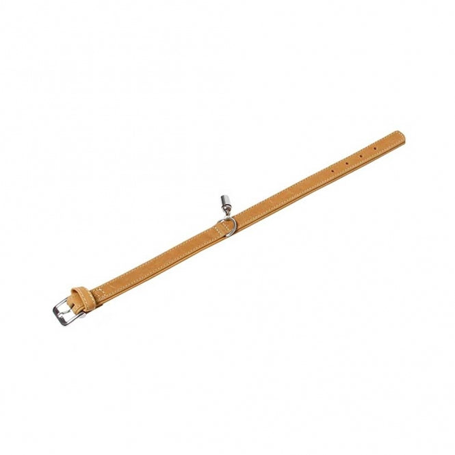 Karlie Buffalo calfskin collar - Light brown 65 cm/40 mm