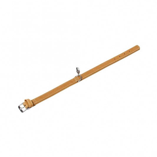 Karlie Buffalo calfskin collar - Light brown 65 cm/40 mm