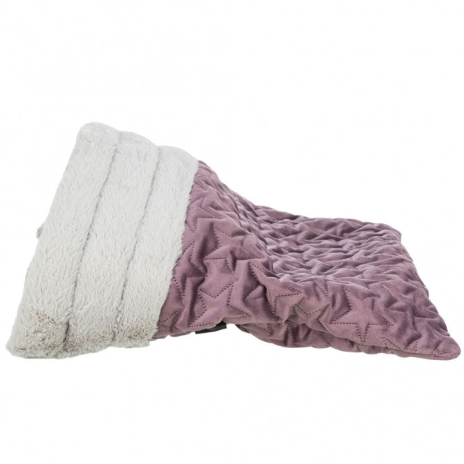 Trixie Estelle cuddly sack - berry/grey
