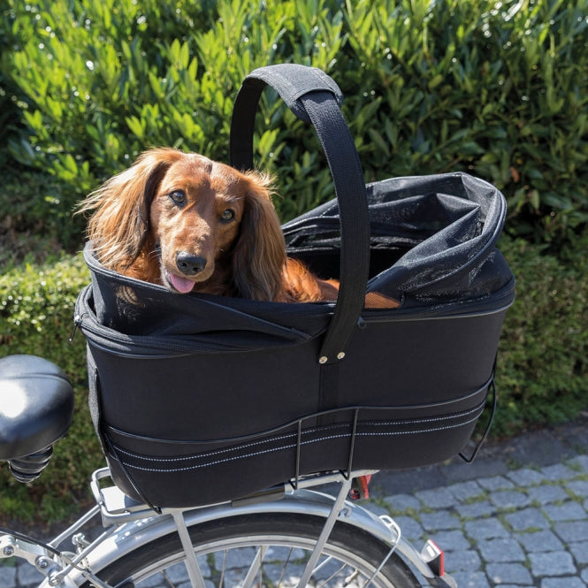 Trixie Long dog bicycle basket for wide luggage carriers