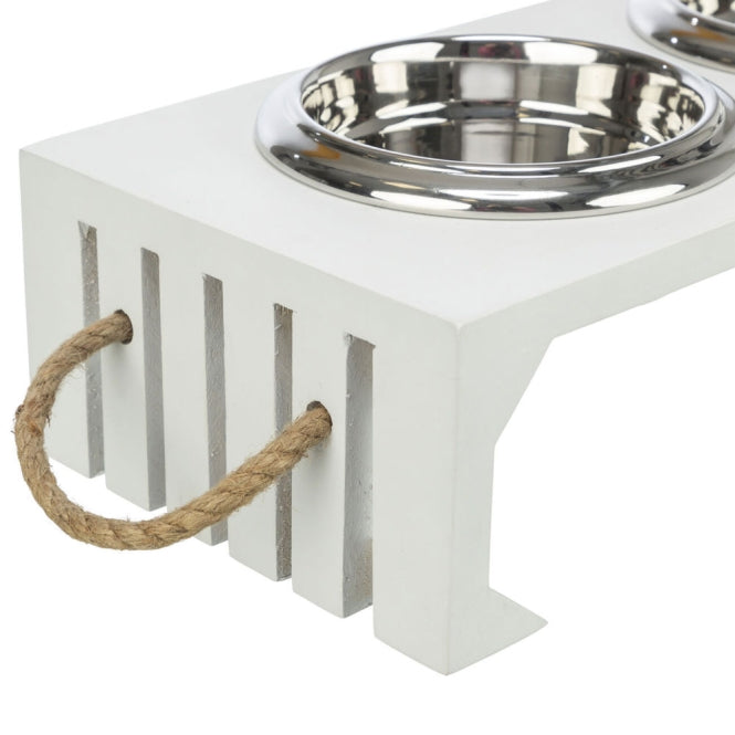 Trixie BE NORDIC Bowl Set, MDF/Stainless Steel