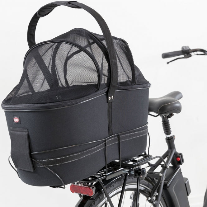 Trixie Long dog bicycle basket for wide luggage carriers