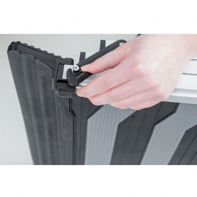 Trixie 3-section telescopic ramp, aluminum/TPR