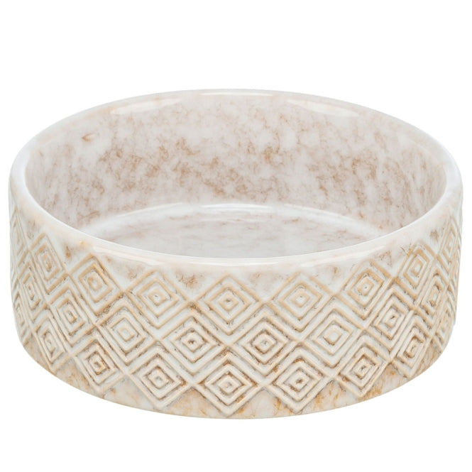 Trixie bowl set, ceramic/bamboo