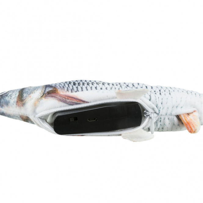 Trixie Wiggly Fish - grey, 30 cm