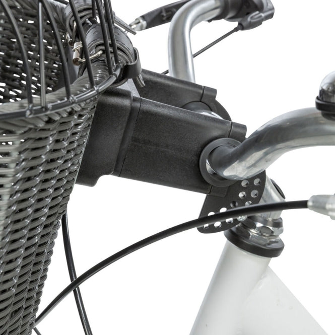 Trixie front bicycle basket made of polyrattan