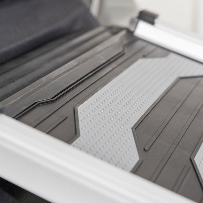 Trixie 3-section telescopic ramp, aluminum/TPR